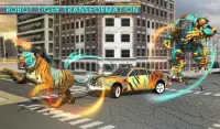 Robot Transforming Wild Tiger Game: Cheetah Games Screen Shot 5