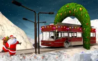 Bus Coach Simulator:  New Christmas City Driving Screen Shot 1