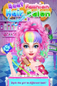 Best Fashion Hair Salon * Fun Casual Fashion Game Screen Shot 0