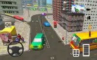 Bus Sekolah Menengah Mengemudi 2017: Game Bus yang Screen Shot 3