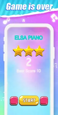 Piano Tiles Elsa Game - Let It Screen Shot 3