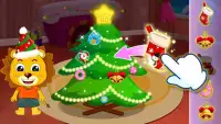 Счастливого Рождества - Санта дети играют в игры Screen Shot 3