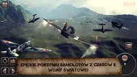 Wojna Światowa 2: Gry samoloty bojowe WW2 Screen Shot 1