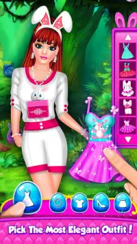 gioco di vestire trucco di moda bambola di Pasqua Screen Shot 11