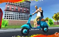 sopir taksi sepeda 3D Screen Shot 2