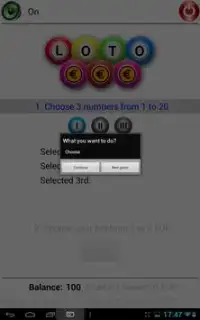 Lotto Game "Loto20" Screen Shot 6