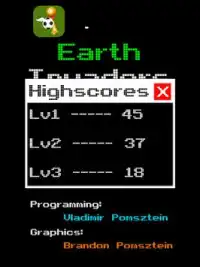 Earth Invaders (An Alien Game) Screen Shot 3
