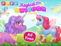 My Magical Unicorn World: Dress up Girls Games Screen Shot 0