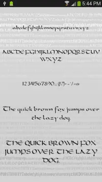 Gothic Fonts for Android Screen Shot 1