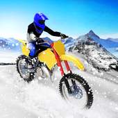 Simulator Mengendarai Sepeda Offroad Snow Racing