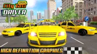 เกมรถแท็กซี่บ้า : แท็กซี่จำลอง : เกมฟรี Screen Shot 0