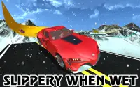 Free Car Extreme Snow Racing Screen Shot 2