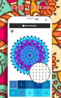 Colorear Mandala Por Número - Pixel Screen Shot 4