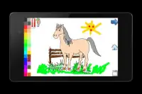 Un livre à colorier: chevaux Screen Shot 4