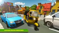 لعبة قيادة عربة التوك توك Screen Shot 3