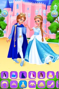 Cinderella & Prince Girls Game Screen Shot 0