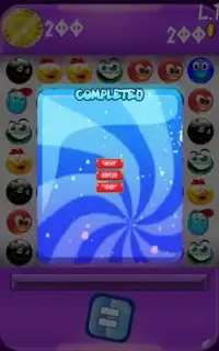 Конфеты Делюкс Emoji игра Screen Shot 3