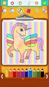Horse Coloring Pages Screen Shot 0
