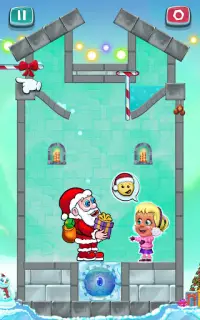 Novos Jogos De Papai Noel Pin Puxar: Jogos Grátis Screen Shot 3