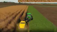 Modern Harvest Tractor Farming Drive 3D-Sim Games Screen Shot 0