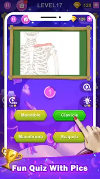 Human Body Anatomy Quiz Screen Shot 5