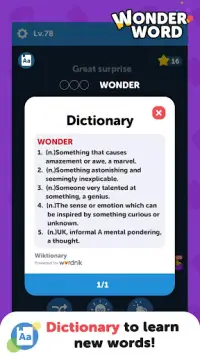 Wonder Word Screen Shot 4