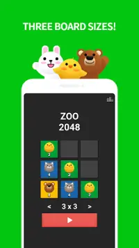 Zoo 2048 : Find Animals! Screen Shot 2