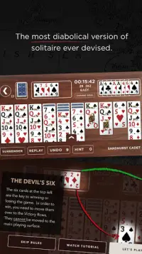 Churchill Solitaire Card Game Screen Shot 0