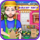 Sweet Bakery Shop Builder Store Construction Game