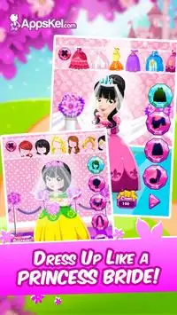 First Princess Wedding Dressup Screen Shot 1