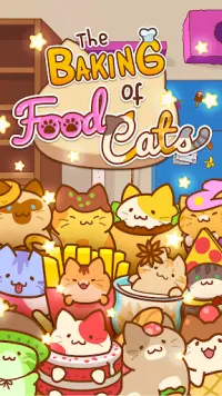Baking of: Food Cats - Cute Kitty Collecting Game Screen Shot 0