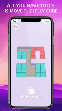 젤리 퍼즐 병합-무료 컬러 큐브 매치 게임 Screen Shot 0