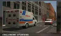 救急車のドライバーの3Dシミュレータ Screen Shot 4