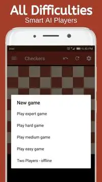 Pocket Checkers: Ultimate Dame Spiel Screen Shot 1