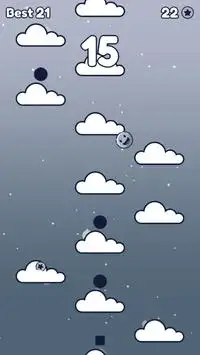 Emoji Cloud Fall Sky Screen Shot 3