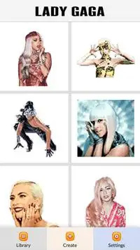 Lady Gaga Color by Number - Pixel Art Game Screen Shot 1