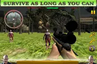 Zombie Gun Shooter : Strange Hero Jungle Survival Screen Shot 2