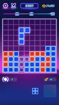 Block Puzzle Glow Screen Shot 4
