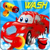 Car Wash Games-Gas Station Parking  McQueen Car