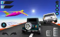 Rocket Car Racing Battle in Plane Screen Shot 2