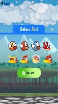 Flying Bird - Flapper Birdie Game Screen Shot 6