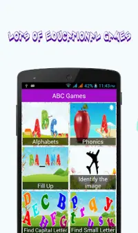 ABC Games for kids Screen Shot 1