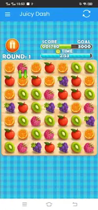 Juicy Dash | Fruit Puzzle Game Screen Shot 4