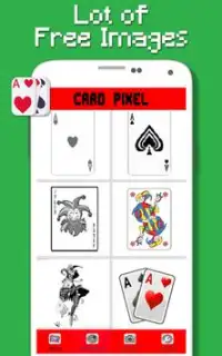 Coloring Solitaire Card By Number - Pixel art Screen Shot 1
