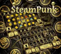 Steampunk Keyboard Tema Screen Shot 1