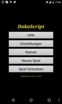DokoScript Test Screen Shot 0