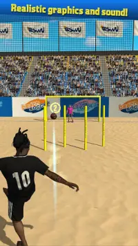 Beach Flick Soccer Shootout Screen Shot 3