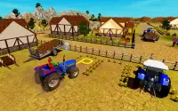 New Village Farming Tractor Parking Game Screen Shot 0