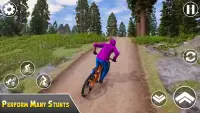 BMX 自転車ゲーム オフロード バイク Screen Shot 3