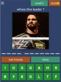 wrestlers names quiz game Screen Shot 9